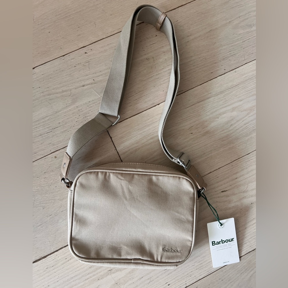 Barbour Olivia Tan Crossbody Bag with Adjustable Strap NWT